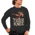 Muay Thai Fighter Tiger Knee Vintage Distressed Badge Men's Long Sleeve T-Shirt, trending gift Muay Thai Fighter Tiger Knee Vintage Distressed Badge Men's Long Sleeve T-Shirt, trending gift