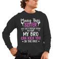 Muay Thai Sister Definition Muay Thai Sis Men's Long Sleeve T-Shirt, trending gift