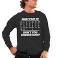 What Is Part Of Don't You Understand Swimming Swimmer Swimming Men's Long Sleeve T-Shirt, trending gift What Is Part Of Don't You Understand Swimming Swimmer Swimming Men's Long Sleeve T-Shirt, trending gift