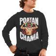 POATAN CHAMA MMA Fan JJB Boxing Muay Thai Kickboxing Men's Long Sleeve T-Shirt, trending gift