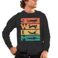 Retro Vintage Swimming For Swimmers Men's Long Sleeve T-Shirt, trending gift Retro Vintage Swimming For Swimmers Men's Long Sleeve T-Shirt, trending gift