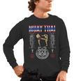 Sawadee Thai Traditional Sak Yant Thai Twin Tiger Muay Thai Men's Long Sleeve T-Shirt, trending gift