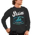 Swim Coach Swimming Lesson Sport Professional Instructor Men's Long Sleeve T-Shirt, trending gift
