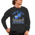 Swim Dad Of A Swimmer Dad Swim Father Swimming Dad Men's Long Sleeve T-Shirt, trending gift Swim Dad Of A Swimmer Dad Swim Father Swimming Dad Men's Long Sleeve T-Shirt, trending gift