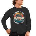 Swimmer By Day Gamer By Night Swimming Vintage Gaming Swim Men's Long Sleeve T-Shirt, trending gift