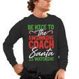 Swimming Coach Christmas Xmas Swimming Santa Men's Long Sleeve T-Shirt, trending gift Swimming Coach Christmas Xmas Swimming Santa Men's Long Sleeve T-Shirt, trending gift
