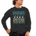 Synchronized Swimming Shirt Synchro Swimmer Artistic Men's Long Sleeve T-Shirt, trending gift Synchronized Swimming Shirt Synchro Swimmer Artistic Men's Long Sleeve T-Shirt, trending gift