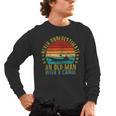 Never Underestimate An Old Man With a Canoe Retro Sleeveless Men's Long Sleeve T-Shirt, trending gift Never Underestimate An Old Man With a Canoe Retro Sleeveless Men's Long Sleeve T-Shirt, trending gift