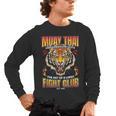 Vintage Muay Thai Twin Tiger Art Of 8 Limbs Men's Long Sleeve T-Shirt, trending gift