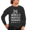 Vintage World'S Okayest Drummer Drum Kit Men's Long Sleeve T-Shirt, trending gift Vintage World'S Okayest Drummer Drum Kit Men's Long Sleeve T-Shirt, trending gift