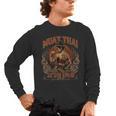 Weathered Muay Thai Fighter Thai Boxing Warrior Art Men's Long Sleeve T-Shirt, trending gift Weathered Muay Thai Fighter Thai Boxing Warrior Art Men's Long Sleeve T-Shirt, trending gift