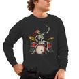 Women's Skeleton Drummer Skull Drum Kit Halloween Men's Long Sleeve T-Shirt, trending gift Women's Skeleton Drummer Skull Drum Kit Halloween Men's Long Sleeve T-Shirt, trending gift
