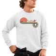 Canoe Retro Vintage Sunset Rainbow Raglan Baseball Tee Men's Long Sleeve T-Shirt, trending gift