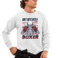 Don't Mess With A Boxer Kickboxer Fan Muay Thai Boxing Men's Long Sleeve T-Shirt, trending gift Don't Mess With A Boxer Kickboxer Fan Muay Thai Boxing Men's Long Sleeve T-Shirt, trending gift