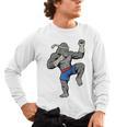 Gorilla Muay Thai Combat Sport Fighter Martial Arts 8 Limbs Raglan Baseball Tee Men's Long Sleeve T-Shirt, trending gift Gorilla Muay Thai Combat Sport Fighter Martial Arts 8 Limbs Raglan Baseball Tee Men's Long Sleeve T-Shirt, trending gift