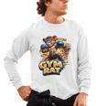 Gym Rat Kickboxing Nak Muay Thai Boxing Fighter Men's Long Sleeve T-Shirt, trending gift