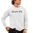 Minimalistic Drum Kit Minimal Raglan Baseball Tee Men's Long Sleeve T-Shirt, trending gift