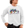 Peace Love Swim Tie Dye Swimmer Swimming Summer Trip Men's Long Sleeve T-Shirt, trending gift