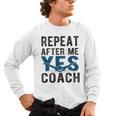Repeat Yes Swim Coach Swimming Coach Men's Long Sleeve T-Shirt, trending gift Repeat Yes Swim Coach Swimming Coach Men's Long Sleeve T-Shirt, trending gift