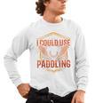 I Could Use A Good Paddling Canoe Canoeing Paddle Men Women Raglan Baseball Tee Men's Long Sleeve T-Shirt, trending gift