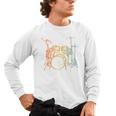Vintage Drummer Drum Kit Men's Long Sleeve T-Shirt, trending gift