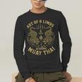 Art Of 8 Limbs MMA Tiger Muay Thai Fighter Muay Thai Men's Long Sleeve T-Shirt
