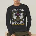 The Art Of 8 Limbs Sak Yant Tiger Muay Thai Men's Long Sleeve T-Shirt The Art Of 8 Limbs Sak Yant Tiger Muay Thai Men's Long Sleeve T-Shirt