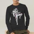 Astronaut Muay Thai Boxing Karate Kickboxing Martial Arts Men's Long Sleeve T-Shirt Astronaut Muay Thai Boxing Karate Kickboxing Martial Arts Men's Long Sleeve T-Shirt