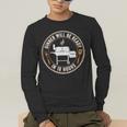 BBQ Dad Dinner Will Be Ready In 18 Hours Smoking Meat Men's Long Sleeve T-Shirt