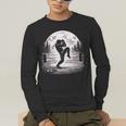 Bigfoot Muay Thai Boxer Martial Arts Sasquatch Men's Long Sleeve T-Shirt