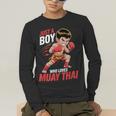 Boys Muay Thai Men's Long Sleeve T-Shirt Boys Muay Thai Men's Long Sleeve T-Shirt