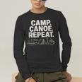 Camp Canoe Repeat Outdoor Adventure Men's Long Sleeve T-Shirt Camp Canoe Repeat Outdoor Adventure Men's Long Sleeve T-Shirt