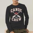 Canoe Crew Paddling Team Retro Graphic Men's Long Sleeve T-Shirt