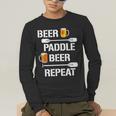 Canoe Kayak Tees Beer Paddle Repeat T-Shirt Men's Long Sleeve T-Shirt Canoe Kayak Tees Beer Paddle Repeat T-Shirt Men's Long Sleeve T-Shirt