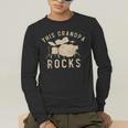 Dieser Opa Rockt Trommzeuger Drummer Musik Drum Kit Men's Long Sleeve T-Shirt