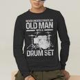 Drummer Drum Kit Vintage Drummer Men's Long Sleeve T-Shirt Drummer Drum Kit Vintage Drummer Men's Long Sleeve T-Shirt
