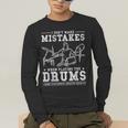 Drummer Music Drum Kit Men's Long Sleeve T-Shirt