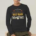 Drummer Drummer Pensioner Drum Kit Men's Long Sleeve T-Shirt