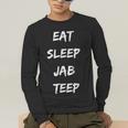 Eat Sleep Jab Teep Rep Muay Thai Men's Long Sleeve T-Shirt