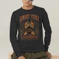 Faded Muay Thai Fighter Nak Muay Thailand Boxing Men's Long Sleeve T-Shirt Faded Muay Thai Fighter Nak Muay Thailand Boxing Men's Long Sleeve T-Shirt