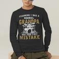 Grandpa Drummer Father's Day Drum Kit Men's Long Sleeve T-Shirt Grandpa Drummer Father's Day Drum Kit Men's Long Sleeve T-Shirt
