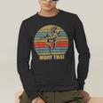 Great Muay Thai Kickboxing Martial Artist Thailand Men's Long Sleeve T-Shirt