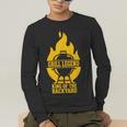Grill Legend King Of The Backyard BBQ Dad Humor Chef Men's Long Sleeve T-Shirt