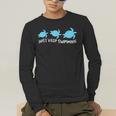 Just Keep Swimming Sea Turtle Swimmer Swim Team Coach Men's Long Sleeve T-Shirt Just Keep Swimming Sea Turtle Swimmer Swim Team Coach Men's Long Sleeve T-Shirt