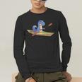KayakRex Dinosaur Canoe Shirt Kayak For Children Men's Long Sleeve T-Shirt