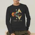 Kayak Vintage Retro Mountains Canoe Kayak Kayak Kayak Men's Long Sleeve T-Shirt