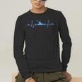 Kayaking Heartbeat Shirt Cool Canoe Boating Kayaks Men's Long Sleeve T-Shirt