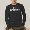 I Love Swimming Men's Long Sleeve T-Shirt