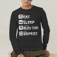 Muay Thai Boxing Thai Boxer Thai Kickboxing Men's Long Sleeve T-Shirt