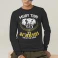 Muay Thai Thai Boxing Elephant Martial Arts T-Shirt Men's Long Sleeve T-Shirt Muay Thai Thai Boxing Elephant Martial Arts T-Shirt Men's Long Sleeve T-Shirt